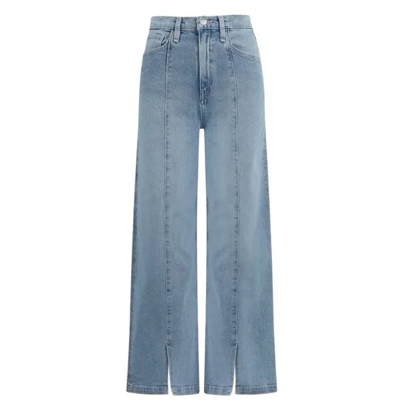 Hudson Jeans James Caribbean Breeze Women’s High Rise Wide Leg Blue Jeans Flare - Picture 6 of 9